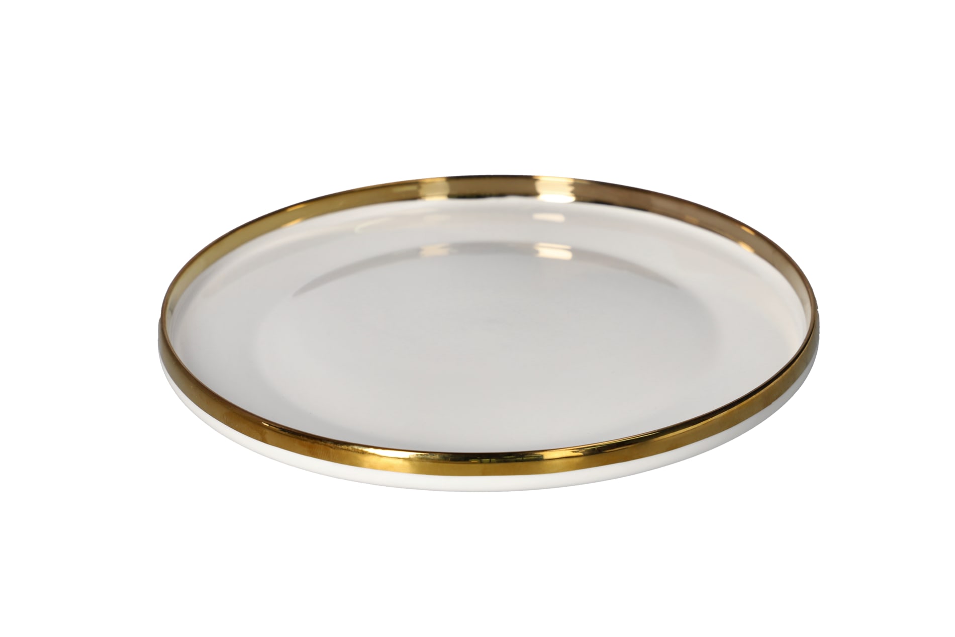 Golden Rim Side Plate 21cm | Danny Home
