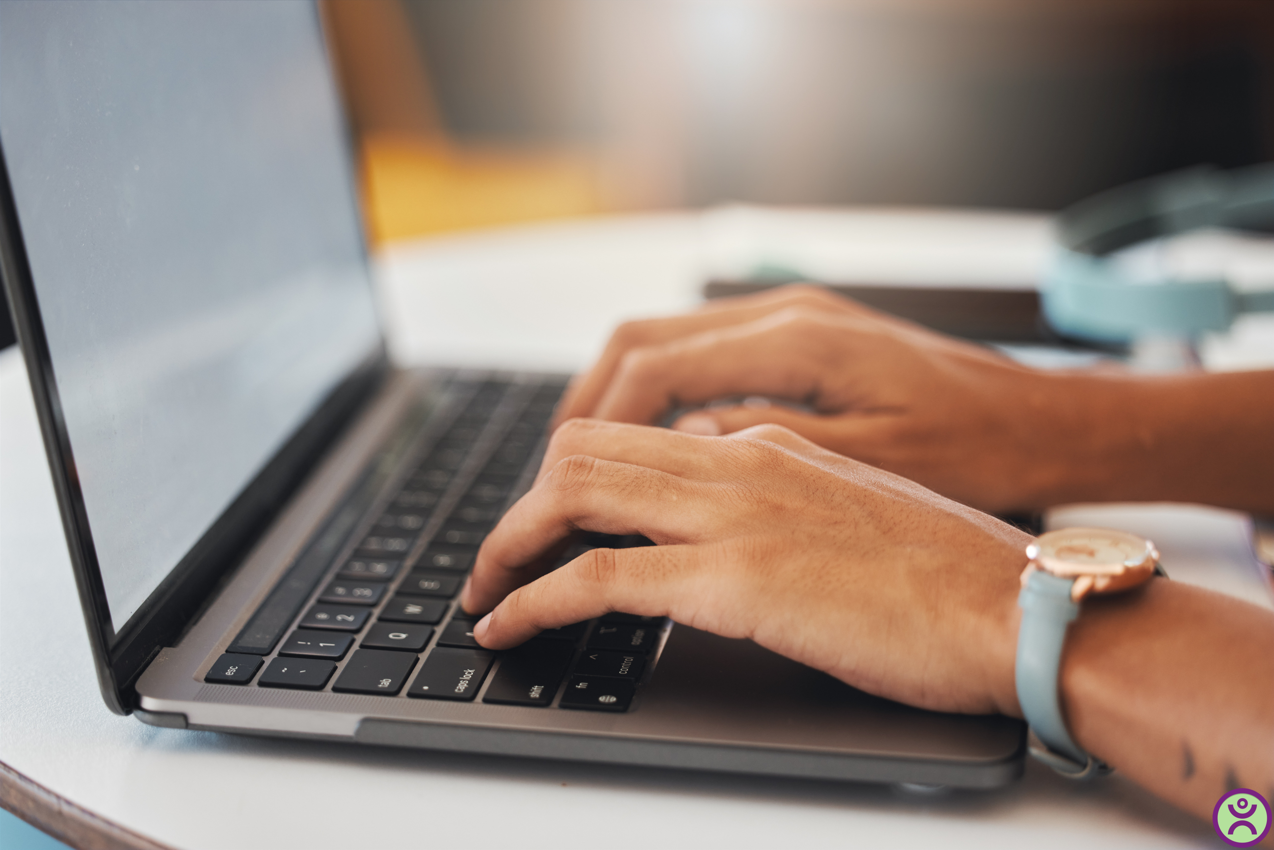 What to Write in an Email When - Womans Hands Typing On A Laptop Writing An Email 2022 12 07 21 40 20 Utc 