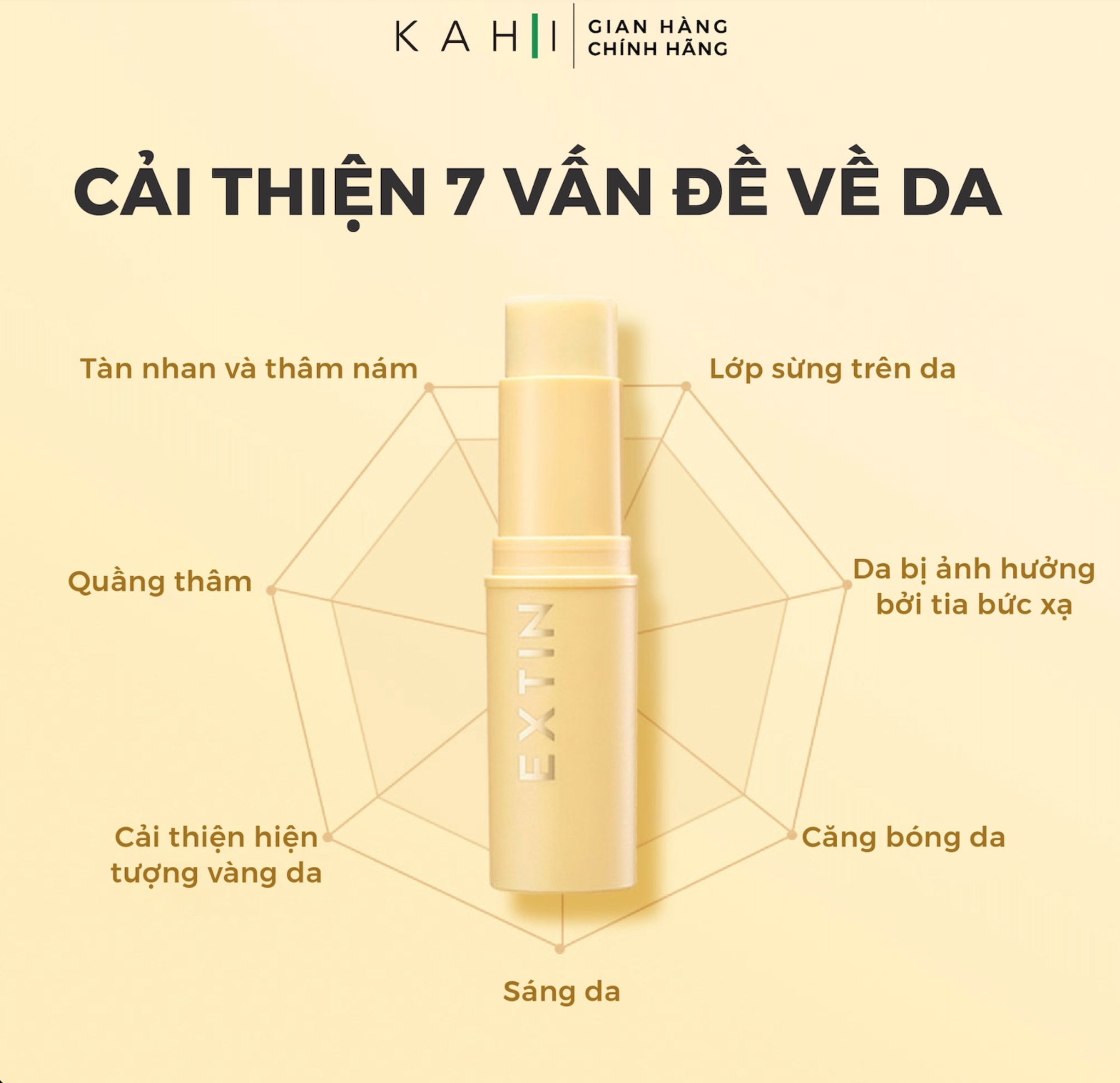 KAHI EXTIN C BALM- Sáp dưỡng sáng da, mờ thâm, chống lão hóa da 9g - Product image