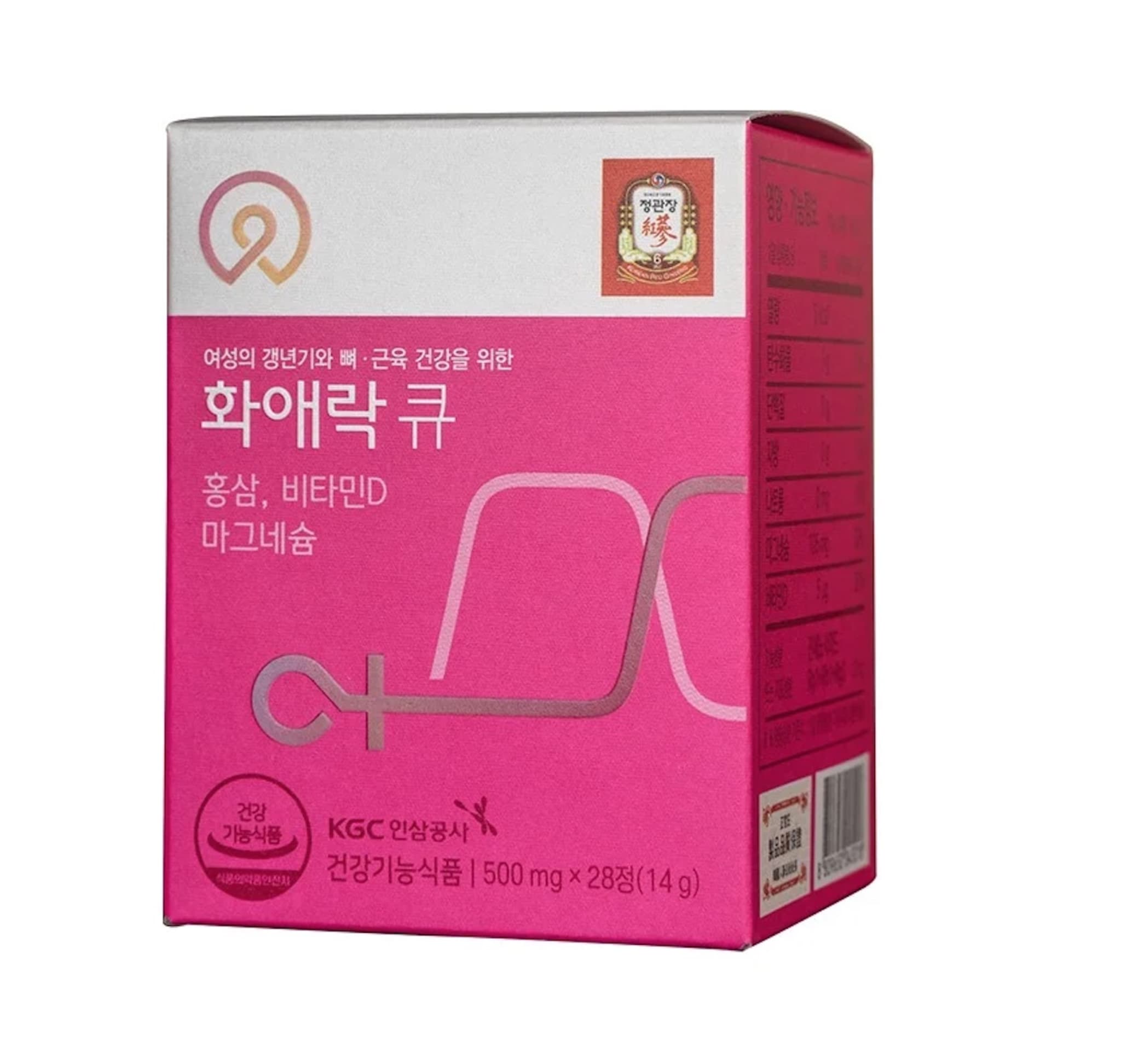 Viên Uống Hồng Sâm Dành Cho Phụ Nữ KGC Cheong Kwan Jang Hwa Ae Rak Q (500mg x112 viên) - Product image