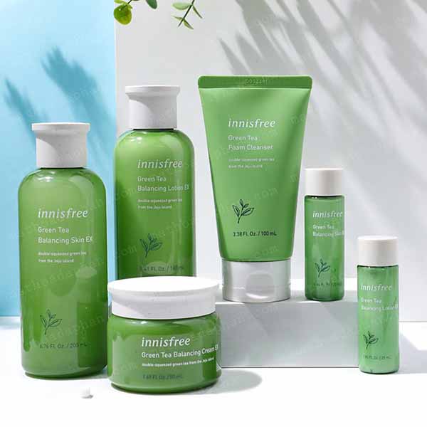 Bộ kem dưỡng da Hàn Quốc Innisfree tinh chất trà xanh