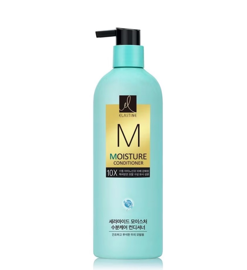 Dầu Xả Elastine Dành Cho Tóc Khô Và Xơ Ceramide Moisture Care 10X Conditioner 680ml - Product image