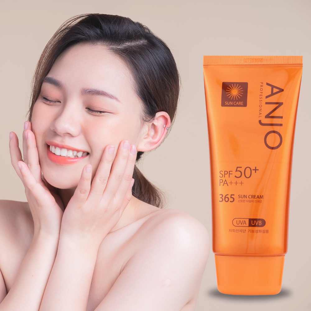 Kem Chống Nắng Nâng Tone Anjo Professional SPF 50+PA+++ 365 Sun Cream 70G - Product image