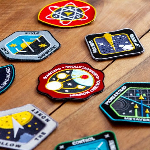 Pack complet d'écussons brodés