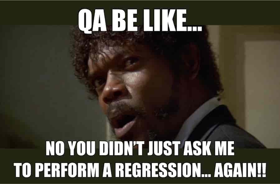 QA meme: When your bug report sparks a heated debate