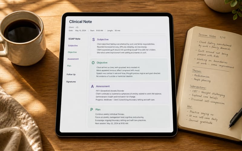 SimplePractice Integration for Psychiatry Notes