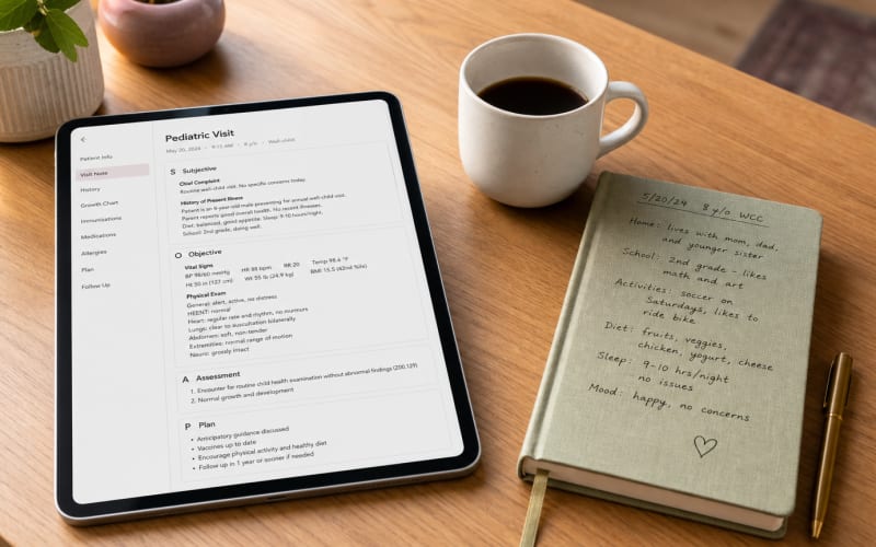 Pediatric AI Scribe for Milestone Documentation
