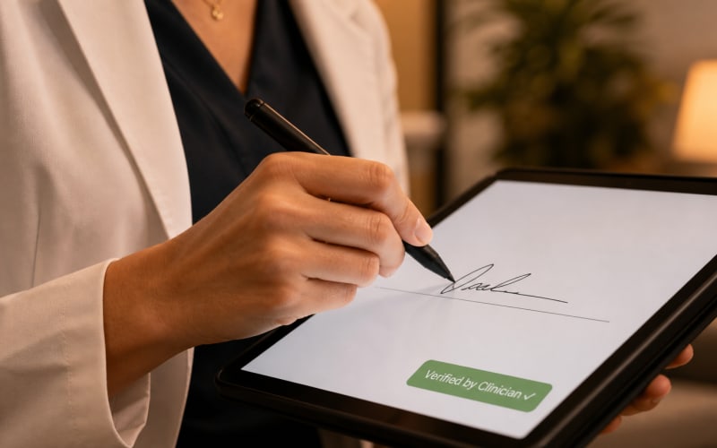 Clinician Authored Record