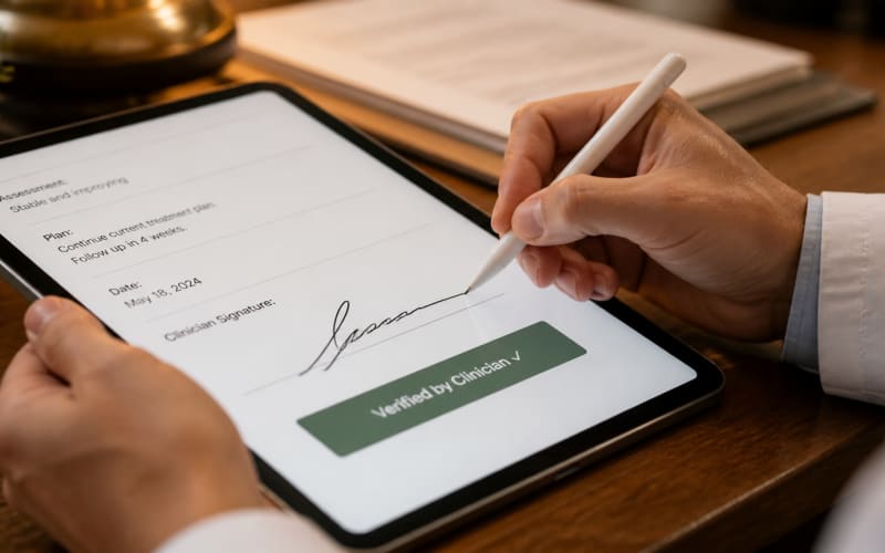 Clinician Authored Record