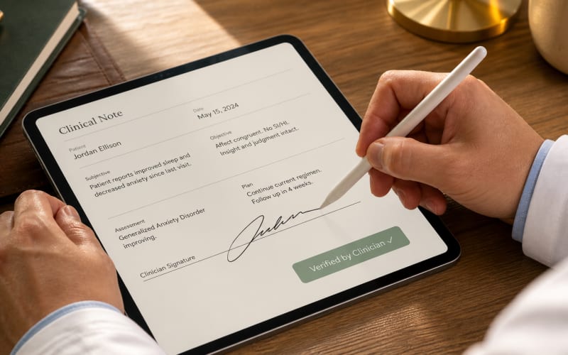 Clinician Authored Record
