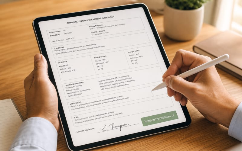 Clinician Authored Record