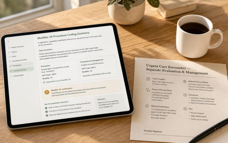Urgent Care Medicine: Modifier 25 and I&D Playbook