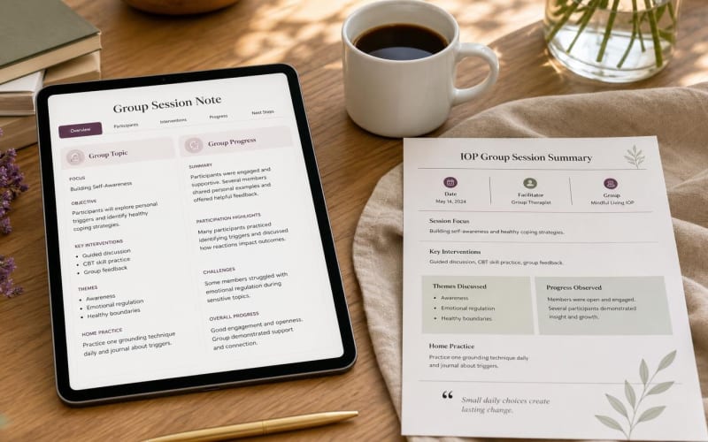 Merry AI vs Freed AI for Kipu Group Therapy Notes