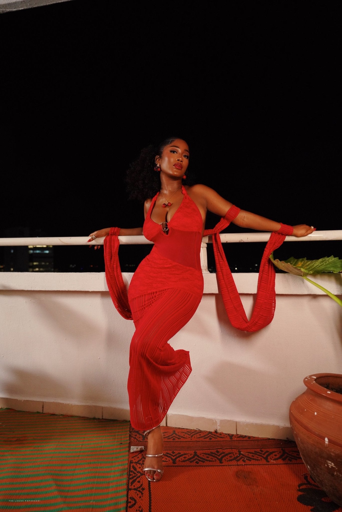 The Lady in Red Dress
