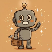 HAP robot waving with toolbox