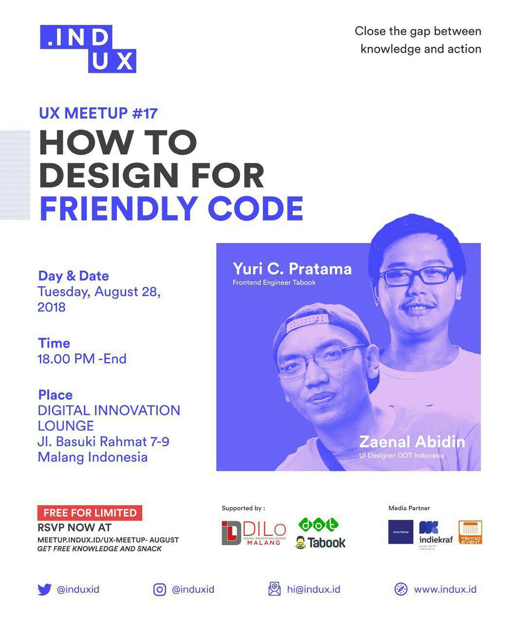 Meetup Indux : Kolaborasi Designer dan Developer