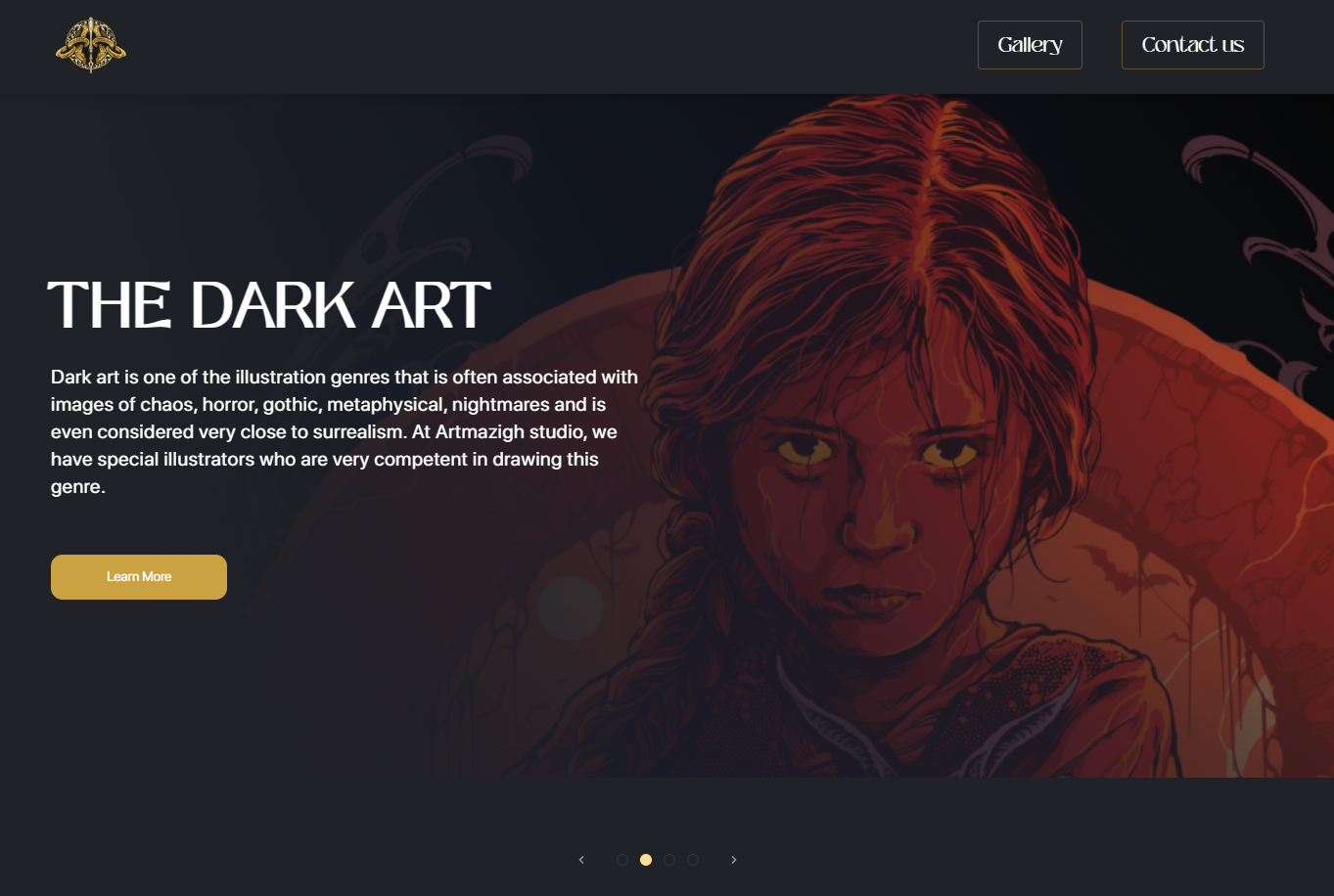 Illustration Agency Landing Page - Project - Naufaldi Rafif Satriya