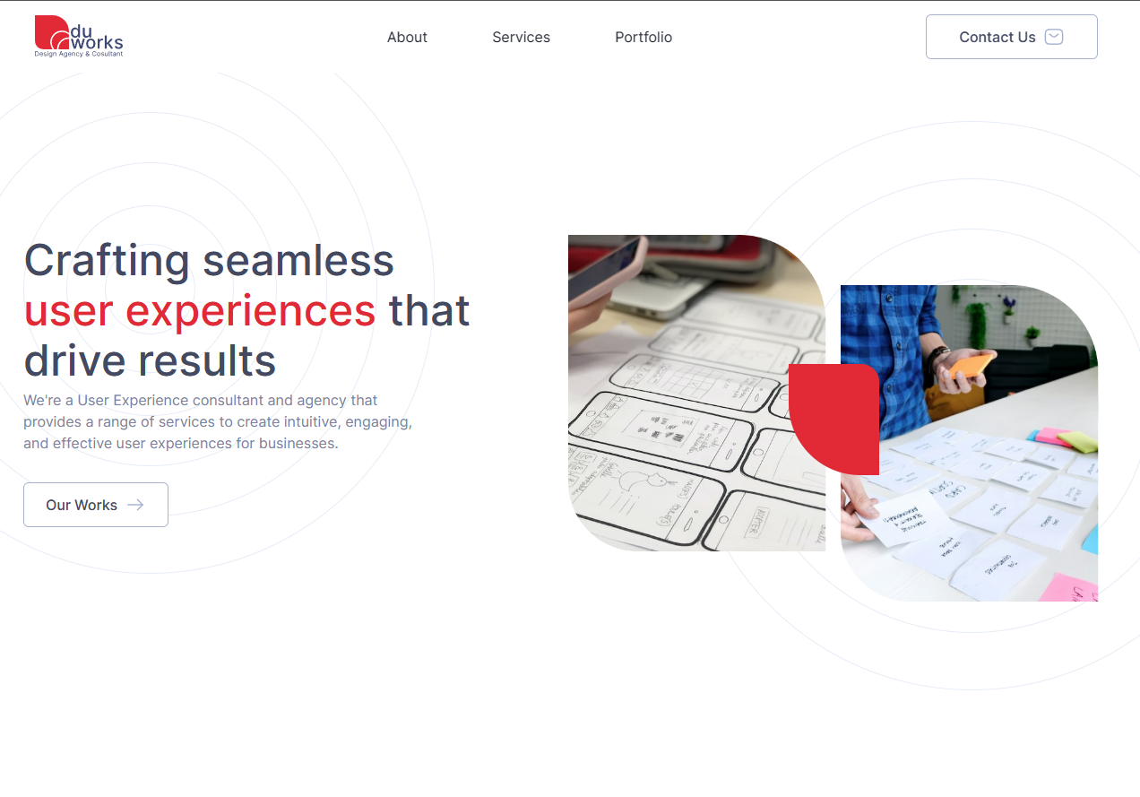 Duwork Agency Landing Page - Project - Naufaldi Rafif Satriya
