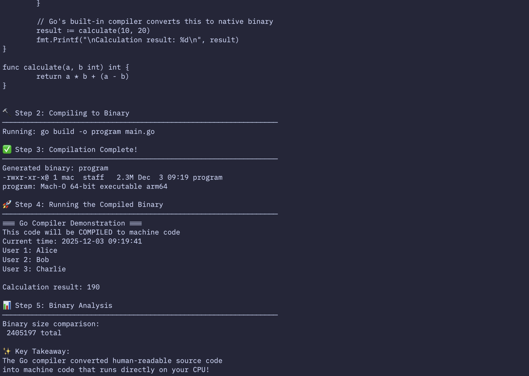 Result bash