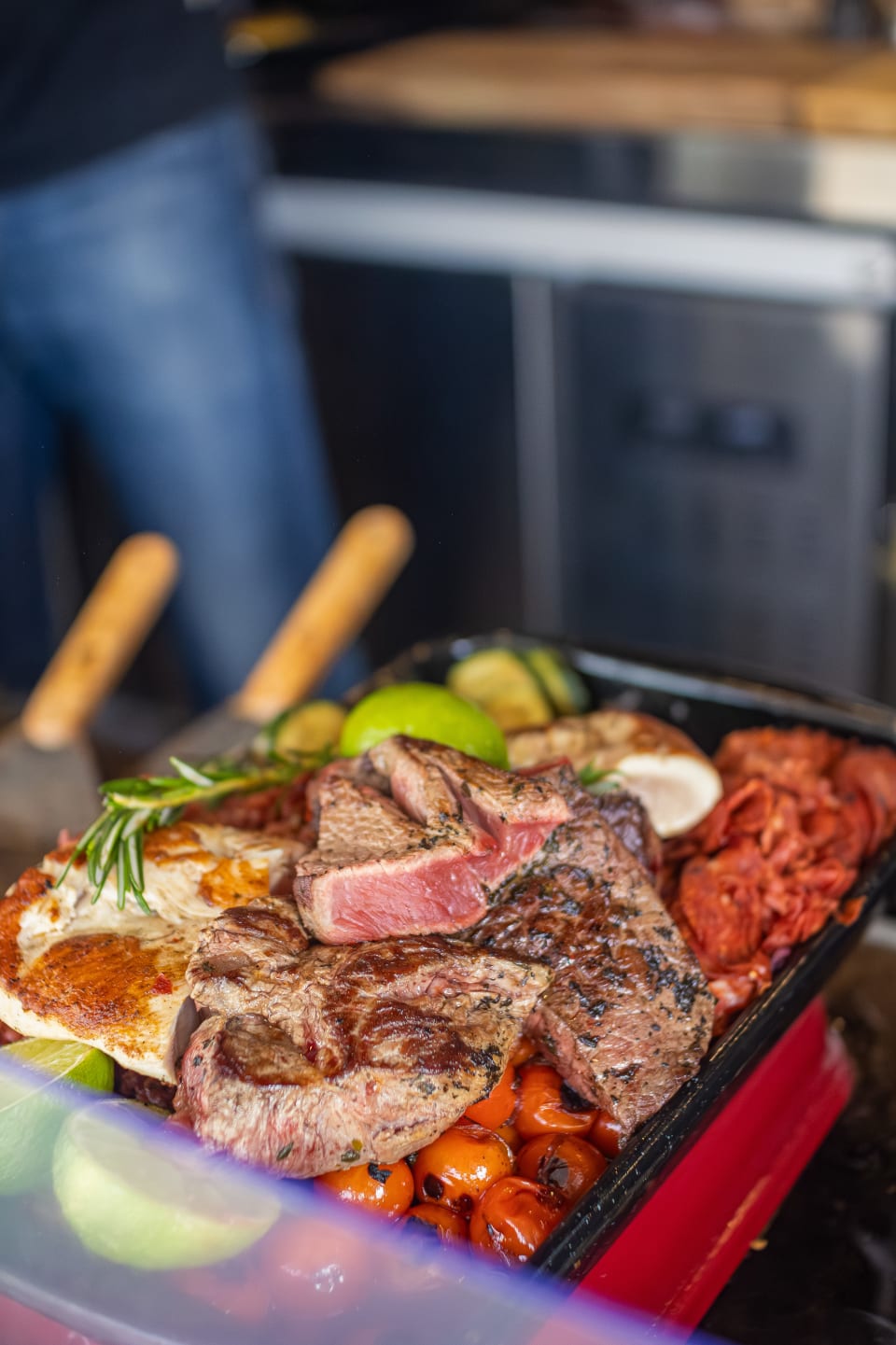 Vertical dish photo for a restaurant menu