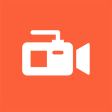AZ Screen Recorder MOD APK icon – white video camera glyph on an orange rounded square