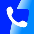 Truecaller MOD APK icon – white phone handset on a blue background