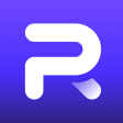 Photoroom MOD APK icon – white P and R monogram on a violet-to-blue gradient square