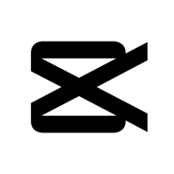 CapCut MOD APK icon – black scissors mark on a white rounded square