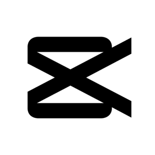 CapCut MOD APK icon – black scissors mark on a white rounded square