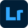 Ikon Adobe Lightroom MOD APK – huruf Lr biru muda di kotak membulat biru tua
