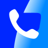 Ikon Truecaller MOD APK – gagang telepon putih di latar biru