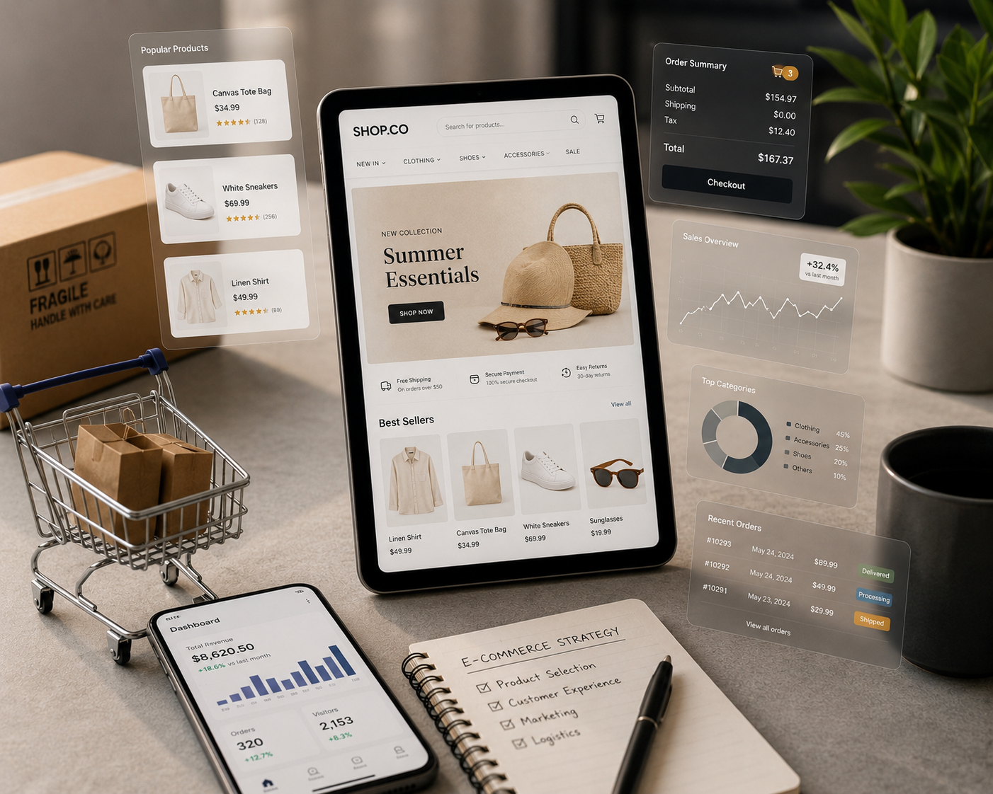 E-commerce concept
