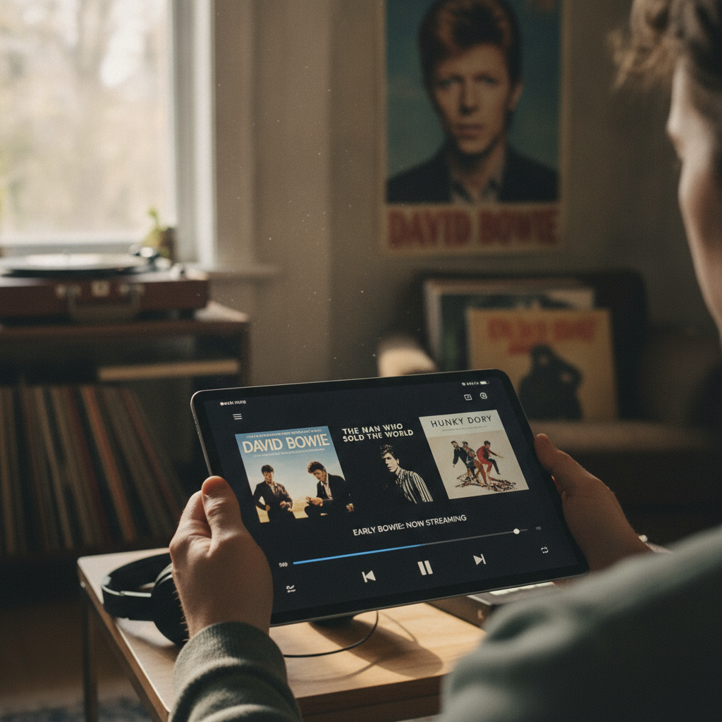 Early Bowie music available to stream for first time