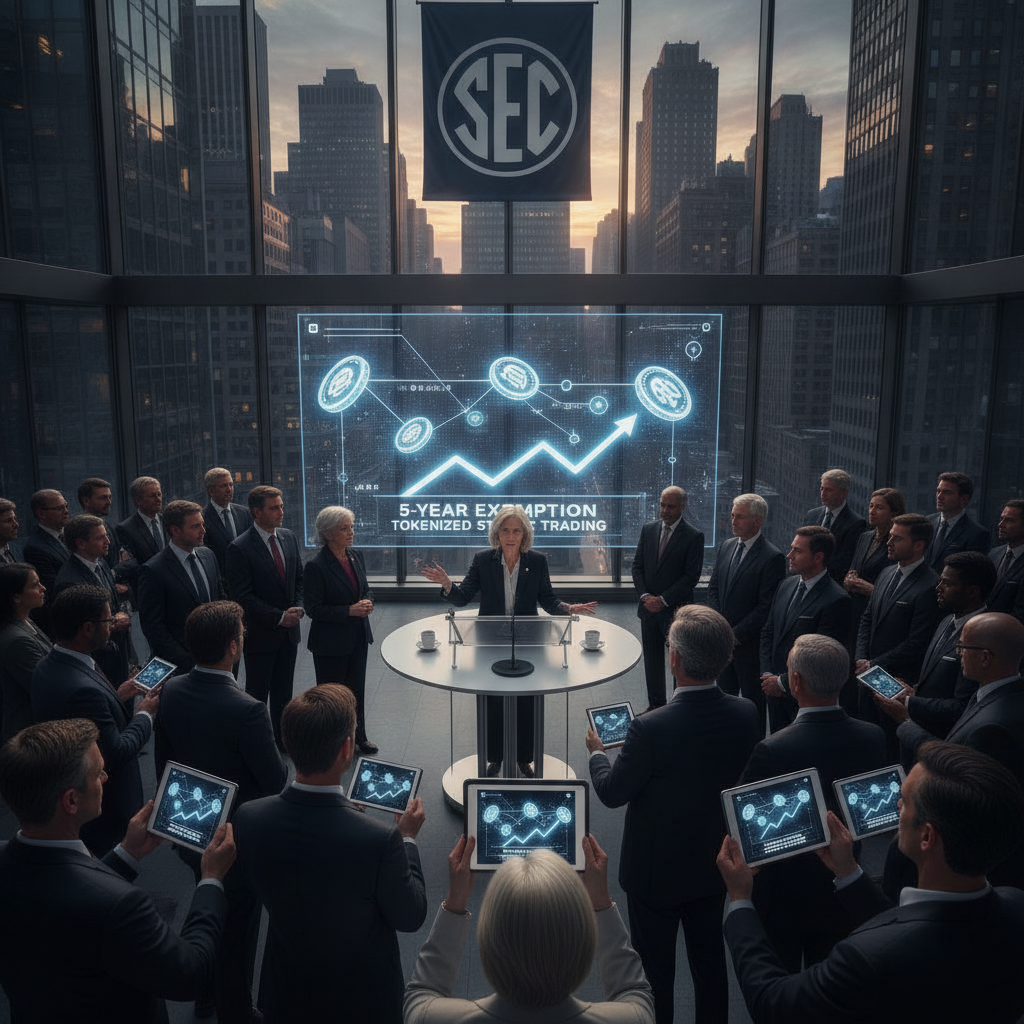 US Market: SEC unveils five-year exemption for tokenized stock trading