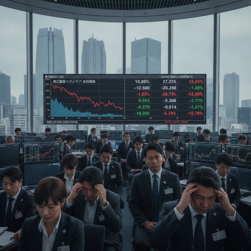Global Market Today: Asian stocks waver on inflation, rate concerns
