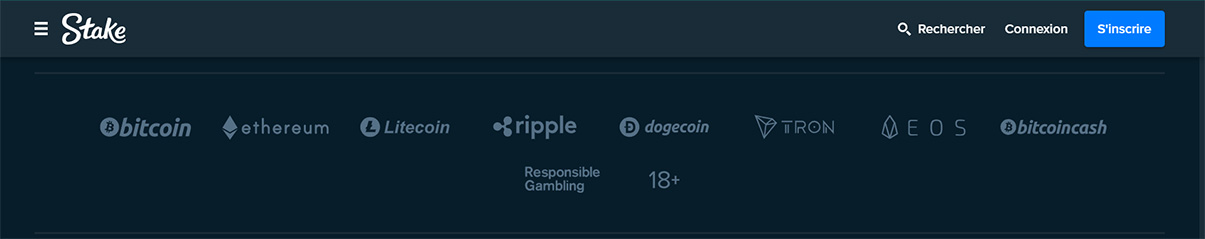 image de présentation paiement du casino Stake en France