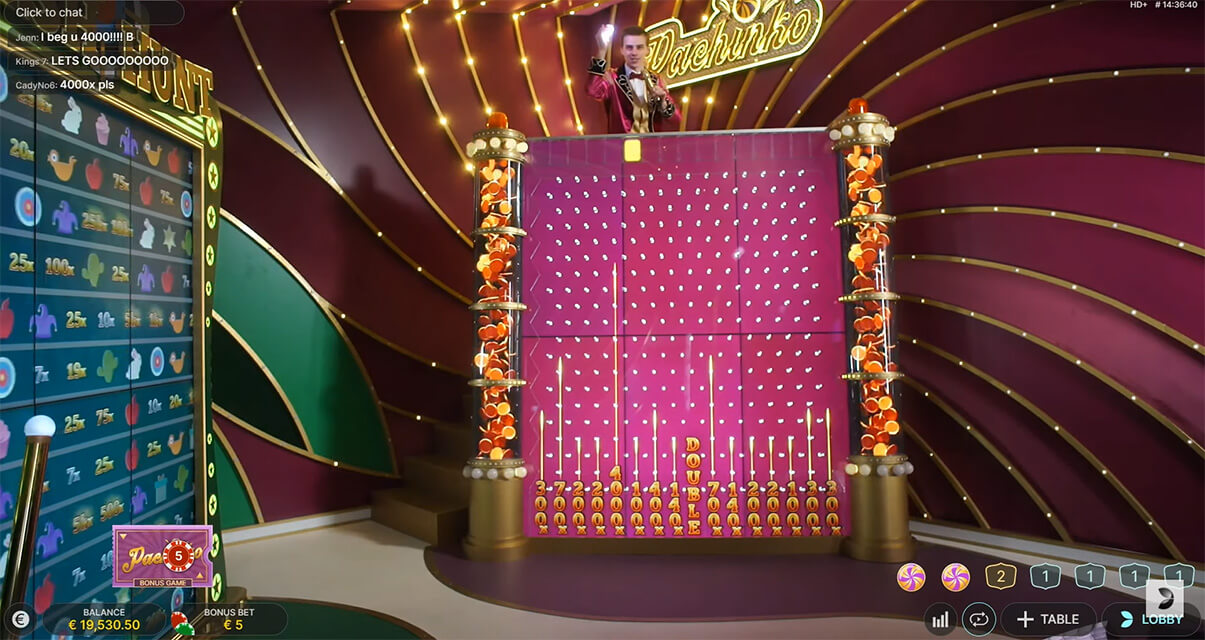 image de présentation du bonus pachinko du jeu Crazy Time