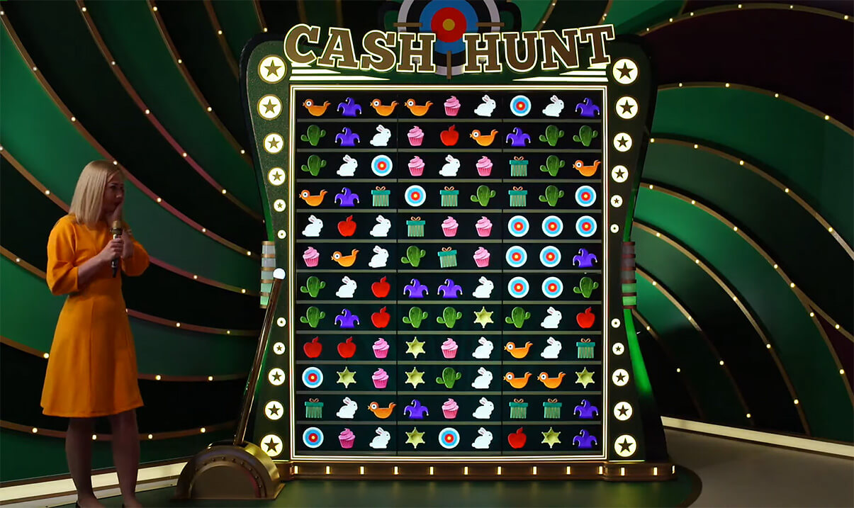 image de présentation du bonus cash hunt du jeu Crazy Time
