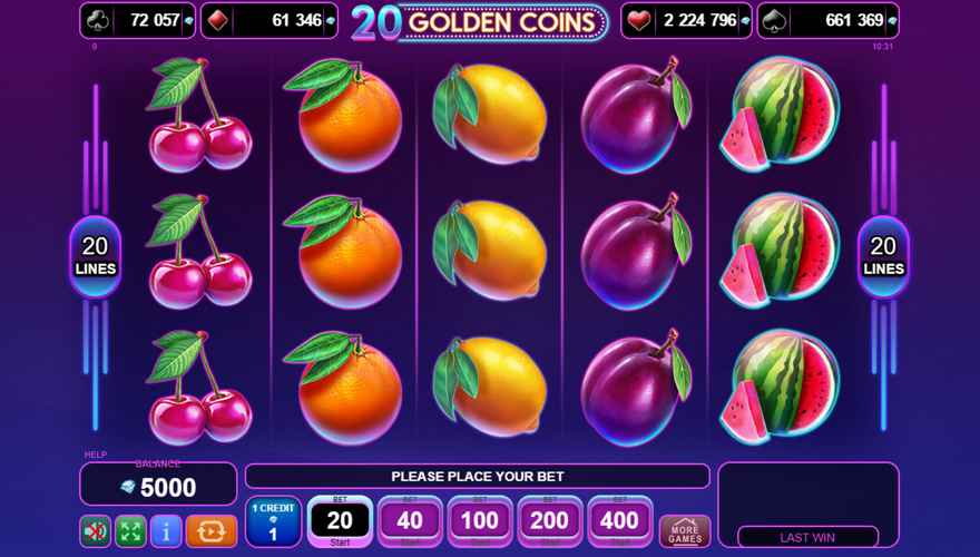 logo 20 Golden Coins