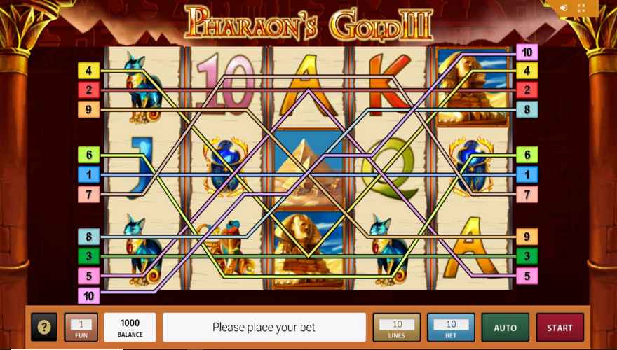 logo Pharaon’s Gold III