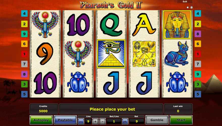 logo Pharaon’s Gold II