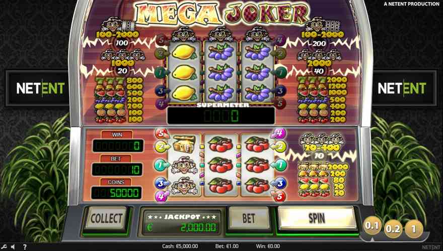 logo Mega Joker Netent