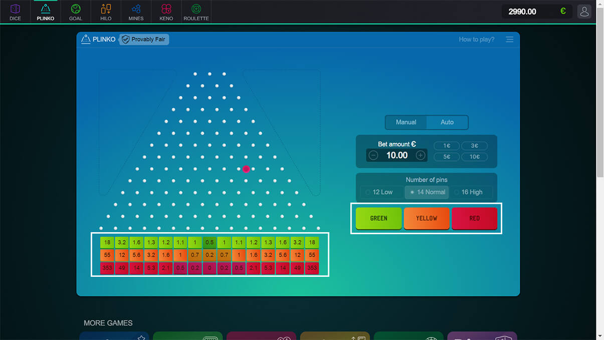 image de présentation de comment jouer du jeu plinko