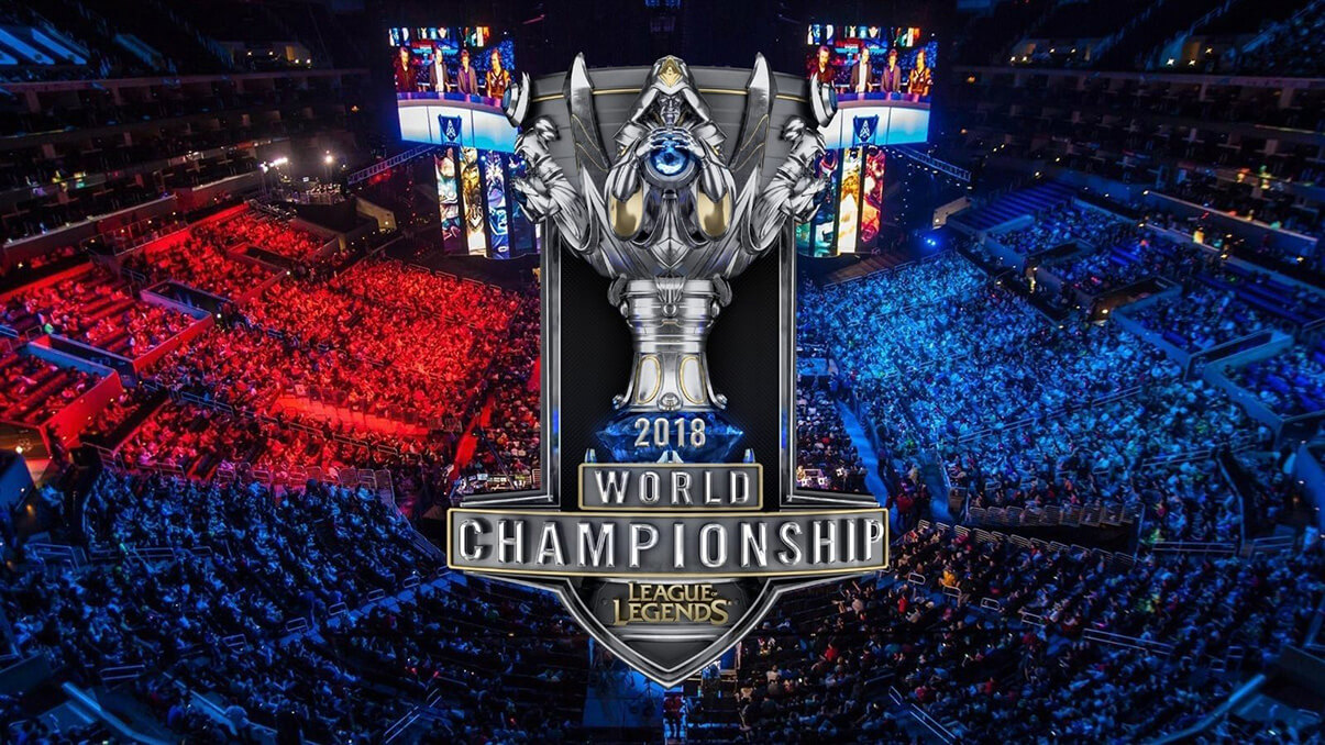 image de présentation du des « Worlds » 2018 de LOL