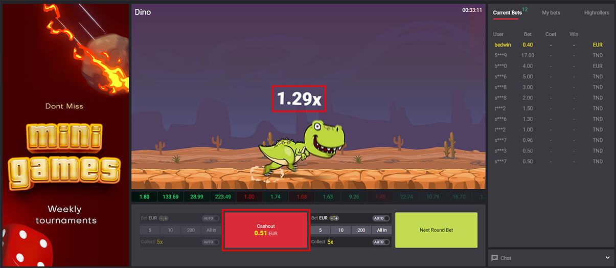 image de présentation du fonctionnement du mini jeu dino