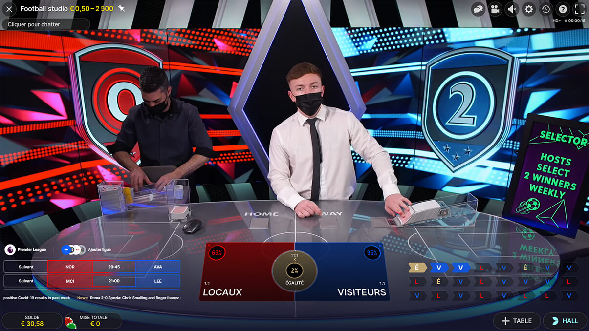 image de présentation de football studio