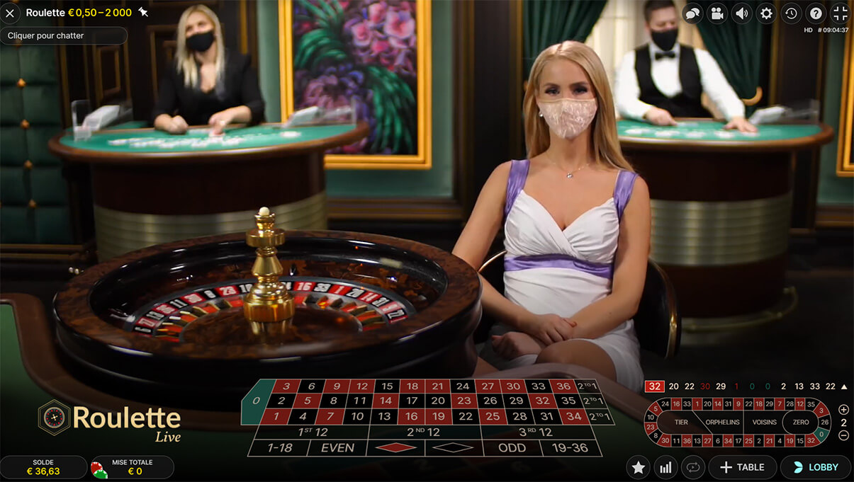 image de présentation du jeu roulette live