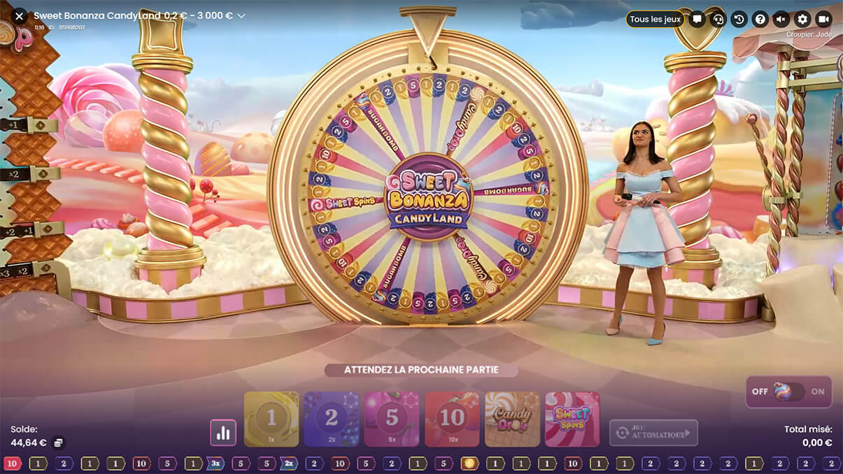 image de présentation sweet bonanza candyland
