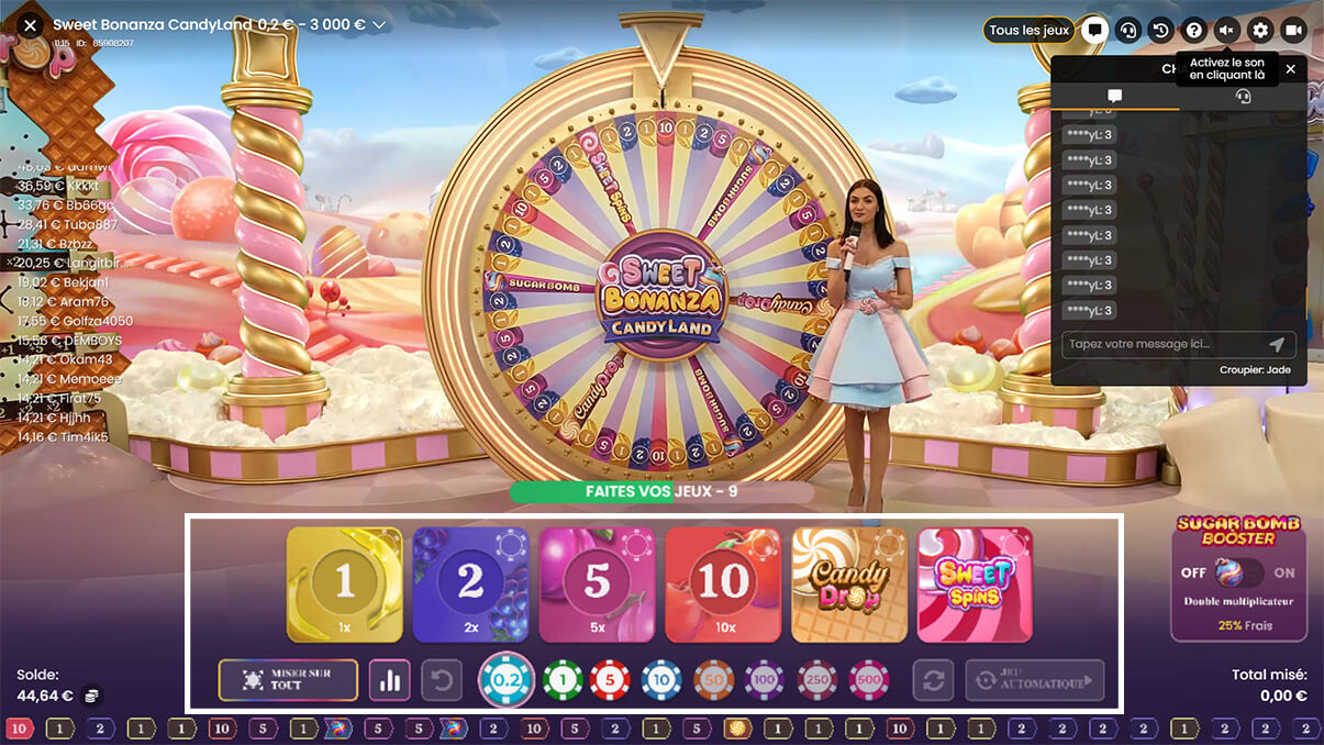 image de présentation mises sweet bonanza candyland
