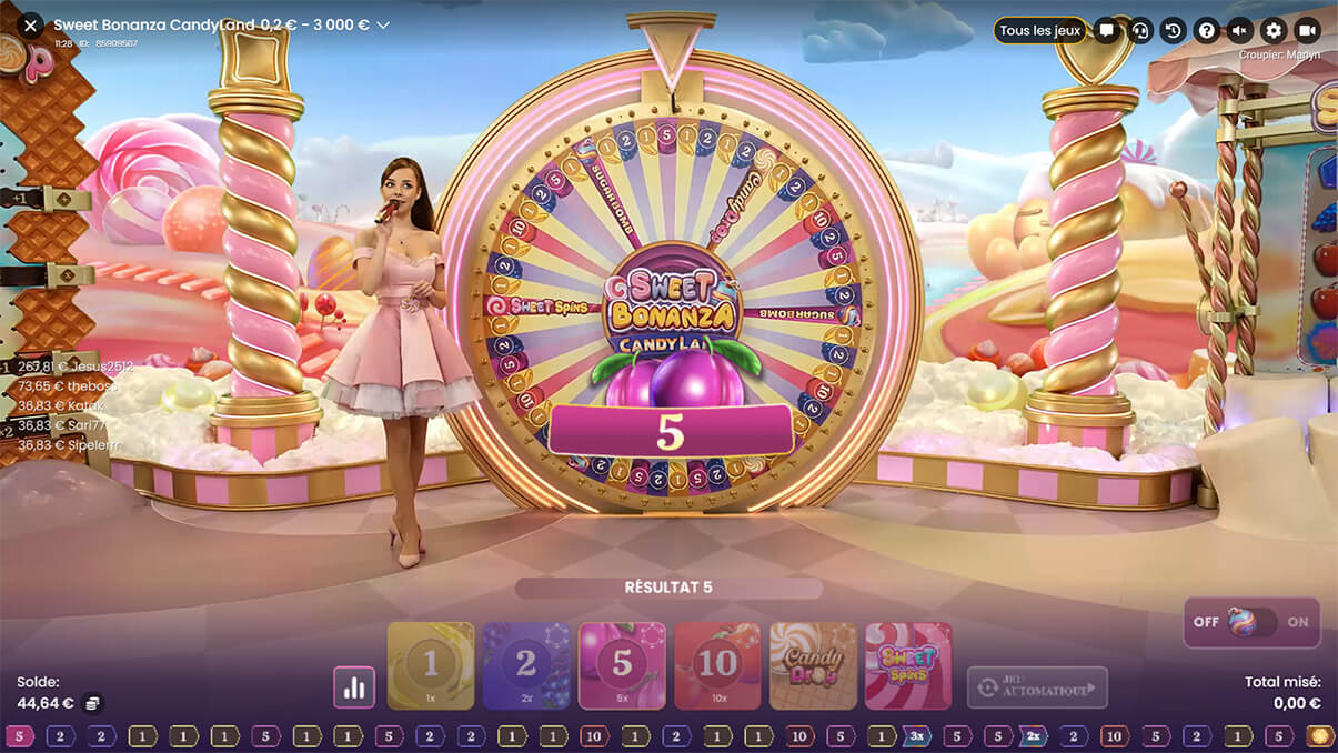 image de présentation design sweet bonanza candyland